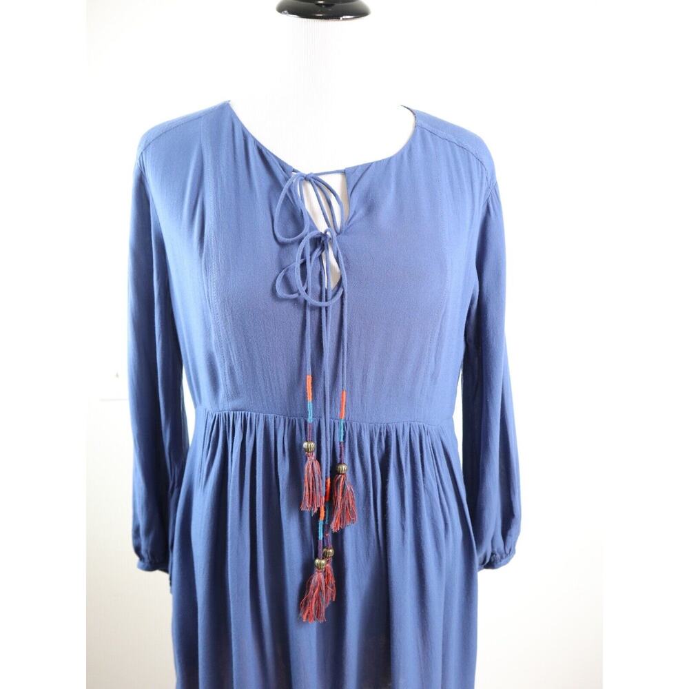 Anthropologie Holding Horses Size 2 Dip Dye Dress Blue Pink Ombre - Picture 8 of 12